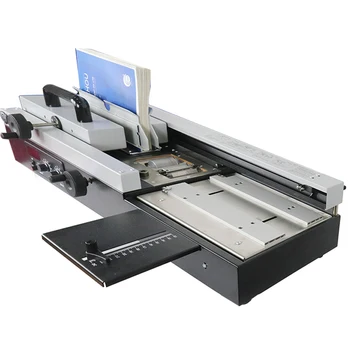Otomatik Sıcak Eriyik Ciltleme Makinesi Fiş / Kitap / Belge Ciltleme Makinesi Sıcak Eriyik Ciltleme Makinesi Masaüstü Ofis Ciltleme Makinesi