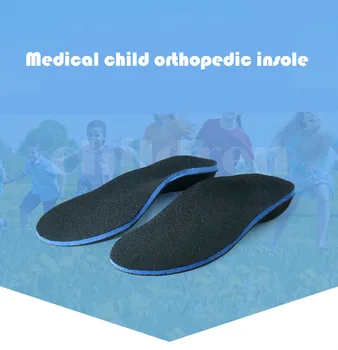 Çocuk Ortopedik Tabanlık Düz Ayak Desteği X / o tipi Bacak Düzeltme Çocuklar Kemer Astarı Ortez Tabanlık Pedleri Ekler Ayakkabı