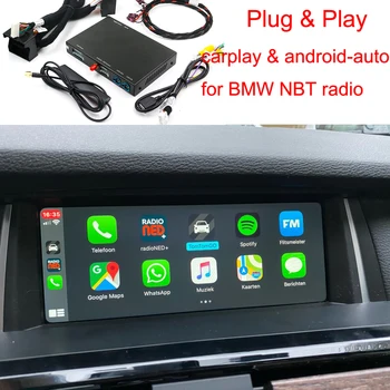 CarPlay Kablosuz X4 F26 2014-2016 NBT İD4 Tarzı BMW Android Oto Ayna Link AirPlay Araba Oynamak için iOS 