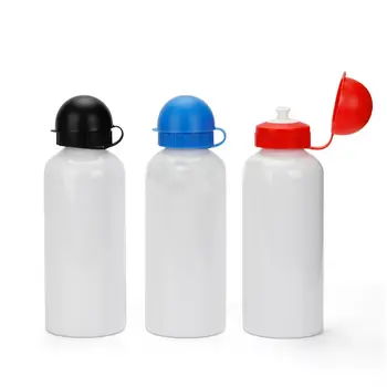 Çocuklar İçin 600ml Yüceltme Boş Su Şişesi Taşınabilir sızdırmaz Çalkalayıcı şişe Alüminyum Drinkware Açık Spor salonu Tur Şişe 