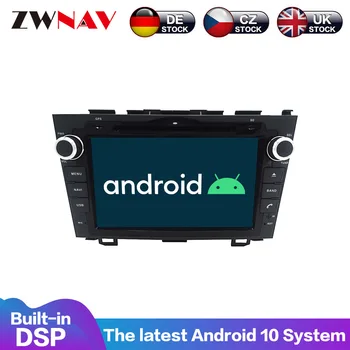 Android 10 autoradio stereo müzik video DVD oynatıcı Honda CRV 2006-2009-2010-2011 için GPS harita Navigasyon başkanı ünitesi Ses çalar