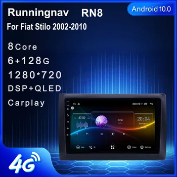 4G LTE Android 10.1 Fiat Stilo 2002-2010 İçin Araba Radyo Multimedya Video Oynatıcı Navigasyon GPS RDS hiçbir dvd