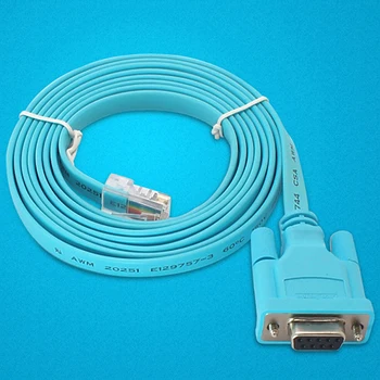 Konsol Kablosu RJ45 Ethernet RS232 Kablo Yönlendiriciler Ağ Adaptörü Kablosu COM Portu Seri Port 9 Delikli Kablo Yönlendirici Yapılandırma