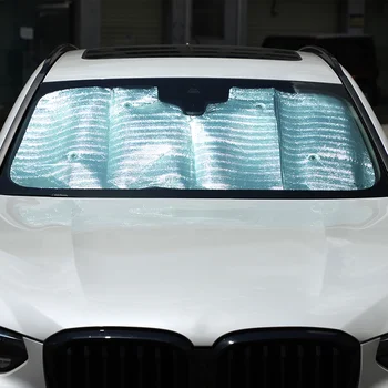 18-22 BMW X3 ön cam güneşlik araba iç katlanabilir trim UV koruma aksesuarları pencere camı güneşlik