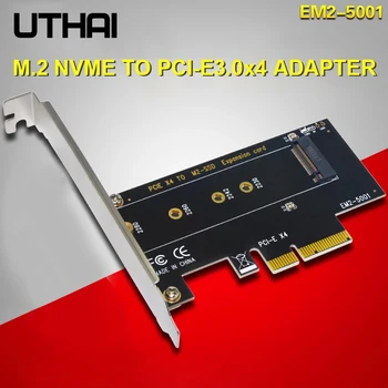 UTHAI T17 M. 2 NVMe SSD Adaptörü NGFF'YE PCIE3. 0 X4 M Anahtar SSD Dönüştürücü 2230-2280 Boyutu M2 Genişletme Kartı Msata 3.0 Adaptörü