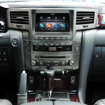 IPS Ekran carplay Android Araba Radyo Lexus LX570 2007-2015 GPS Navigasyon Multimedya Oynatıcı 2 Din Otomatik Stereo Kafa ünitesi