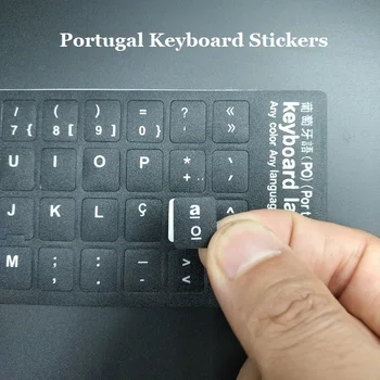 5 adet PT Portekiz dizüstü klavyesi Çıkartmalar Macbook Air Pro 11 İçin 13 15 inç Dizüstü Dizüstü Klavye Koruyucu Sticker İçin iMac