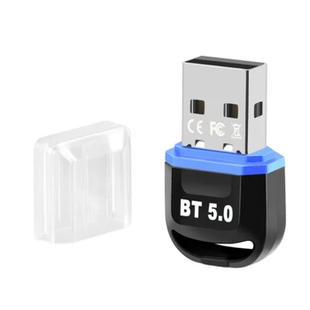 USB Bluetooth 5.0 Adaptör Alıcı 5.0 Bluetooth Dongle Adaptörü PC Laptop İçin BT Verici
