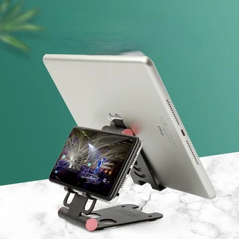 Masaüstü Tablet Tutucu 7.9 ila 11 inç, Ayarlanabilir Katlanır Braketi Tablet Standı iPad Xiaomi Samsung Cep Telefonu Desteği