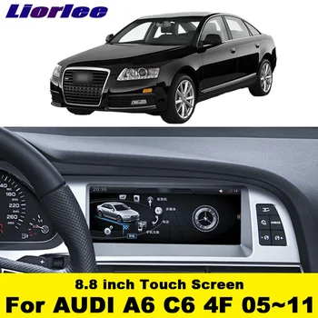 Audi için A6 / C6 / 4F 2005-2011 Araba Android Multimedya Stereo Çalar Autoradio GPS Navigasyon Navı Dokunmatik HD Ekran Carplay