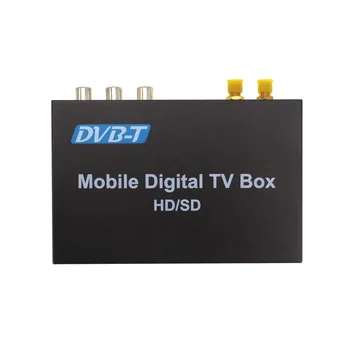 Için Android Araba Multimedya Oynatıcı Araba Dijital TV DVB-T TV Alıcısı HD Dijital TV Çift Tuner Alıcı Kutusu Tuner