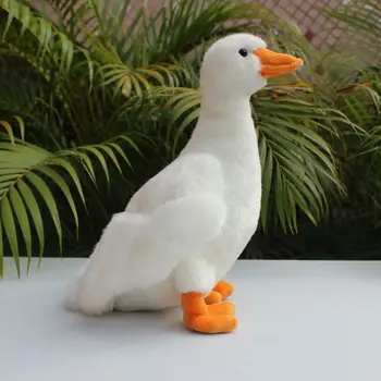 güzel peluş oyuncak ördek dolması simülasyon beyaz ördek bebek Çocuk Oyuncak doğum günü hediyesi Yaklaşık 30 cm s3000
