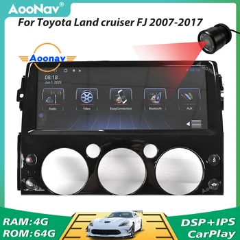 Araba GPS Radyo 2 Din Android Dokunmatik Ekran Toyota Land cruiser FJ 2007-2017 İçin Autoradio Stereo Alıcısı Multimedya Oynatıcı