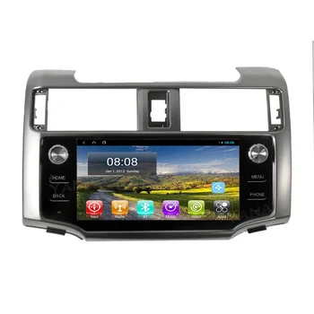 Android Araba Radyo Toyota 4 Runner 2010-2015 İçin 2 Din Stereo Alıcısı GPS Navigasyon Otomatik Video Multimedya MP3 Çalar Kafa Ünitesi