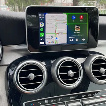 Kablosuz Apple CarPlay Araba Ekran Android Otomatik Mercedes Benz İçin C-180 C180 Coupe 2017/2018 C200 C260 Araba Stereo GPS Oyuncu
