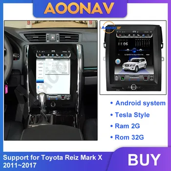 2din android araba otomobil radyosu multimedya oynatıcı Toyota Reiz Mark X 2011~2017 araba radyo GPS navigasyon MP3 DVD oynatıcı