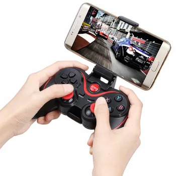 Kablosuz Android Gamepad kablosuz oyun kolu Oyun Denetleyicisi Bluetooth uyumlu BT3.0 Joystick Cep tablet telefon TV Kutusu