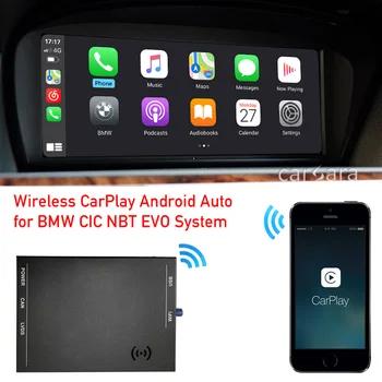 Apple araba oyun kablosuz carplay entegrasyon adaptörü M3 E90 E92 E93 2008-2013 CIC sistemi ile android otomatik dekoder iphone ayna