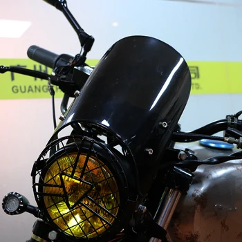 Motosiklet Ön Cam Hava Akımı Ayarlanabilir Cam rüzgar deflektörü Evrensel Kawasaki BMW Yamaha Honda Harley KTM SUZUKİ