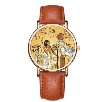 Kadınlar İçin saatler 2020 Yaratıcı kadın Bayanlar İzle Casual Deri kuvars Bilezik Bayan Moda Saat Hediye Uhr Reloj Mujer