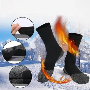 Spor ve Açık Hava Etkinlikleri için Termal Çorap Alüminize Elyaf Kış Kampı S7N0