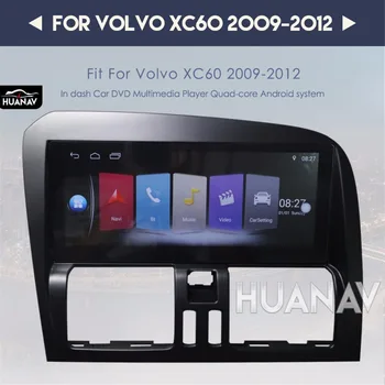 Araç DVD oynatıcı GPS navigasyon Volvo XC60 2009-2012 için Bir din radyo GPS Android 8.1 Multimedya Stereo Satnav GPS navigasyon başkanı ünitesi