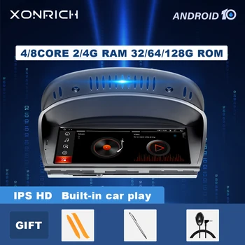 Android 10 Araba Radyo Multimedya Oynatıcı BMW Serisi İçin 5/3 E60 E61 E62 E63 E90 E91 CIC CCC GPS Navigasyon Stereo Ekran Kafa Ünitesi