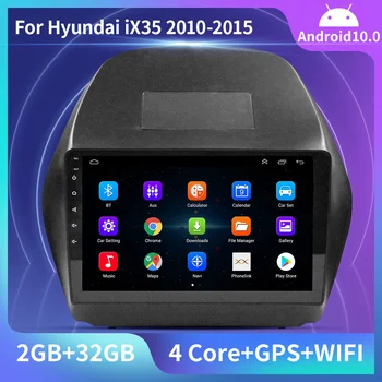 Android 10.0 2Din Araba Radyo Hyundai IX35 2010-2015 2 DİN stereo Araba Multimedya Carplay Navigasyon GPS Video DVD DSP 9 inç