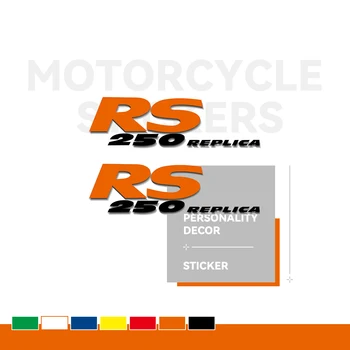 Yeni moto bisiklet sticker yansıtıcı su geçirmez LOGO çıkartması kask aplike Aprilia rs 250 çoğaltma RS 250 ÇOĞALTMA moto sticker