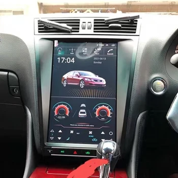 Dikey Ekran Android 12 Lexus GS GS300 GS460 GS450 GS350 2005-2011 Tesla Tarzı Araba Radyo GPS Navigasyon 2 Din Wifi 4G