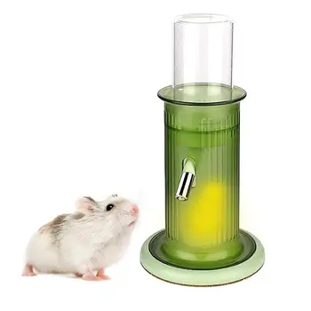 Hamster cam tankı su şişesi ile ışıkları standı ayrılabilir sızdırmaz içme malzemeleri kobay Hamster kirpi