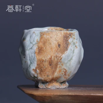 Chunxuan Tang El Yapımı Yakacak Odun Shino çay bardağı Japon Retro çay bardağı Ana Bardak Ev Seramik Kişisel Bardak