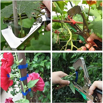 Bağlama Makinesi Bitki Bahçe Bant Üzüm Asma Şube Domates, Salatalık, Biber Çiçek, Zımba Bağlama Cihazı Bağlı Rattan Bahçe Aracı
