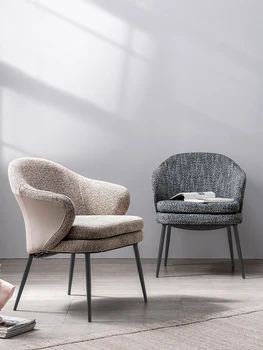 İtalyan yemek sandalyesi tek sandalye kumaş sanat yatak odası Satış Departmanı boş sandalye tasarımcı çalışma koltuk Restoran Sandalye
