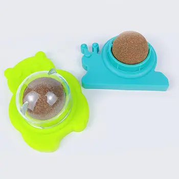 Rahat Çekici Yavru Çiğneme Catnip Topu Oyuncaklar İnteraktif Catnip Topları Doğal Malzemeler Ev için