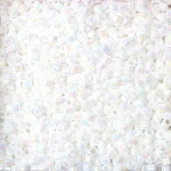 FAİRYWOO 5 gram/torba Miyuki Boncuk DB202 Beyaz Renk Boncuk Yerli Boncuk Toptan Çok Toplu Demetleri El Yapımı Boncuk Cam