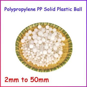Polipropilen PP Katı Plastik Top 2 2.381 2.5 3 3.175 3.5 3.969 4 4.5 4.763 mm'den 50 mm'ye kadar Yüzen Yarı Saydam Plastik Boncuklar
