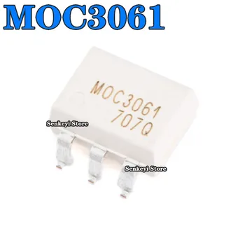 Yeni MOC3061 SMD SOP6 optocoupler opto izolatör üç terminalli çift yönlü tristör