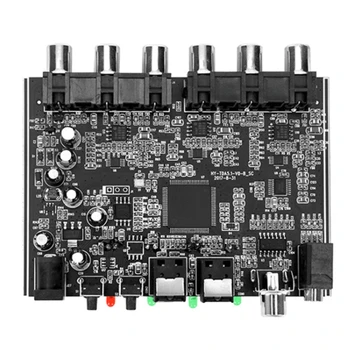 DAC Modülü 5.1 Kanal AC-3 PCM Dijital Optik DTS RCA HiFi Stereo Ses Ev Sineması Dekoder Amplifikatör Çözme Kurulu