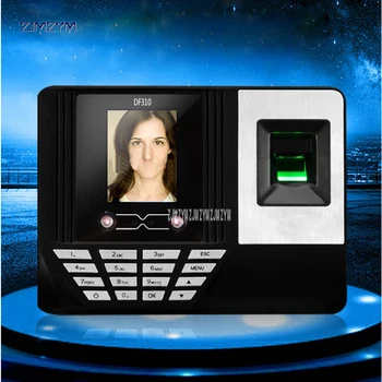 DF310 yüz tanıma katılım parmak izi delikli kart yüz tanıma işareti makinesi fırça yüz çalışma yumruk 2.8 inç ekran