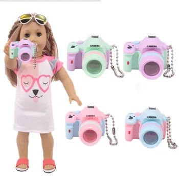 Bebek Aksesuarları, 4 Çeşit Bebek Kamerası, 43cm kel Bebek ve 18 inç Amerikan Bebek için uygun, bir nesil için en iyi hediye