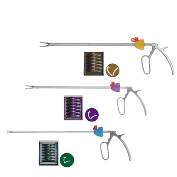 Cerrahi Laparoskopik Aletler Titanyum Klip Uygulayıcı Klip Aplikatör Cerrahi Paslanmaz Ligaclip Uygulayıcı