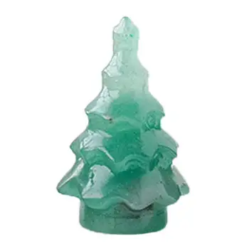 Noel Ağacı Kristal Süsler Kristal Heykelcik Mini Noel Ağacı Şekli Yenilikçi Şifa Kristalleri Heykeli Kapalı Yeni