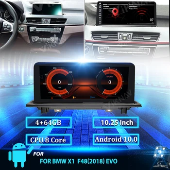 Android 10.0 Araba Radyo BMW X1 F48 2016-2017 EVO GPS Navigasyon araç DVD oynatıcı Multimedya Oynatıcı otomatik Stereo Carplay