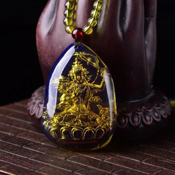 Dominik Mavi Kaput Avalokitesvara Kolye Barış Kolye