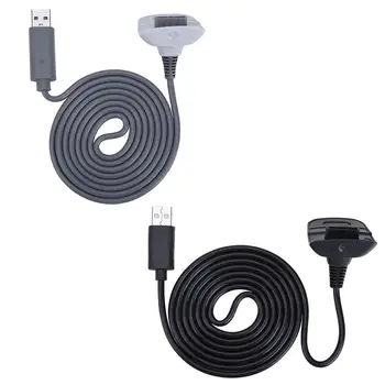 1 adet şarj kablosu Xbox 360 için USB Kablosuz Oyun Denetleyicisi Gamepad Şarj Joystick Güç Kaynağı şarj aleti kablosu Xbox 360 için