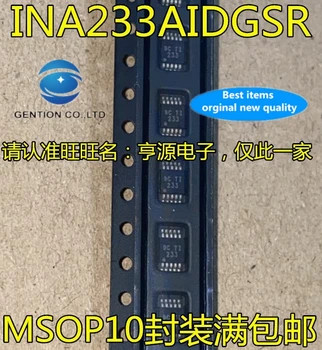 5 ADET INA233 INA233AIDGSR baskılar 233 MSOP10 amplifikatör çip stokta 100 % yeni ve orijinal