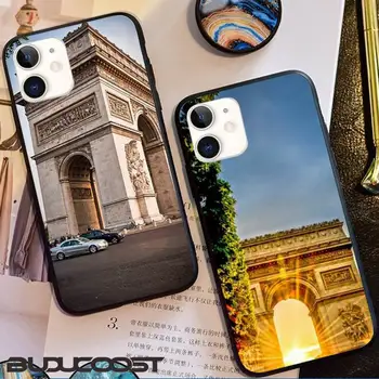 Paris Arc De Triomphe Telefon Kılıfı için İphone 11 Pro 11 Pro Max X XR XS MAX 7 8 Artı 6s Artı 5s 2020 Se Kapak
