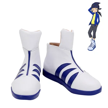 Minamoto Kouji Ayakkabı Cosplay Digimon Sınır Erkek Botları