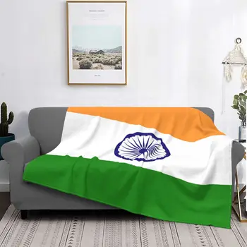Hindistan bayrağı Battaniye Yatak Örtüsü Süper Yumuşak Sıcak Örtüsü çekyat Polar Yatak Odası Kanepe Kadife Sanat
